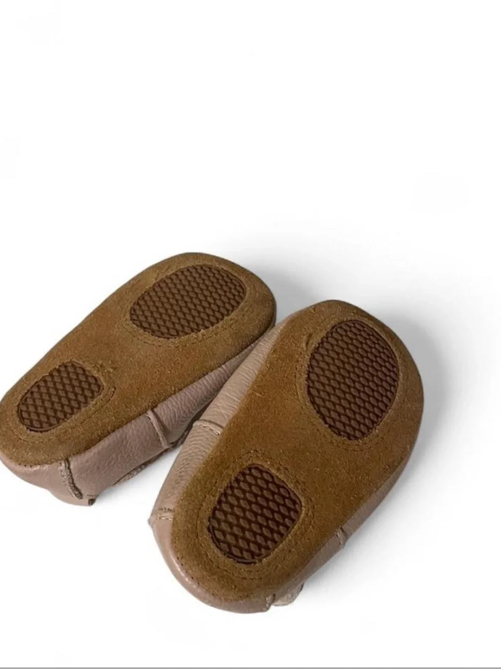 Zutano Kids Soft Leather Mary Jane Shoes in Tan